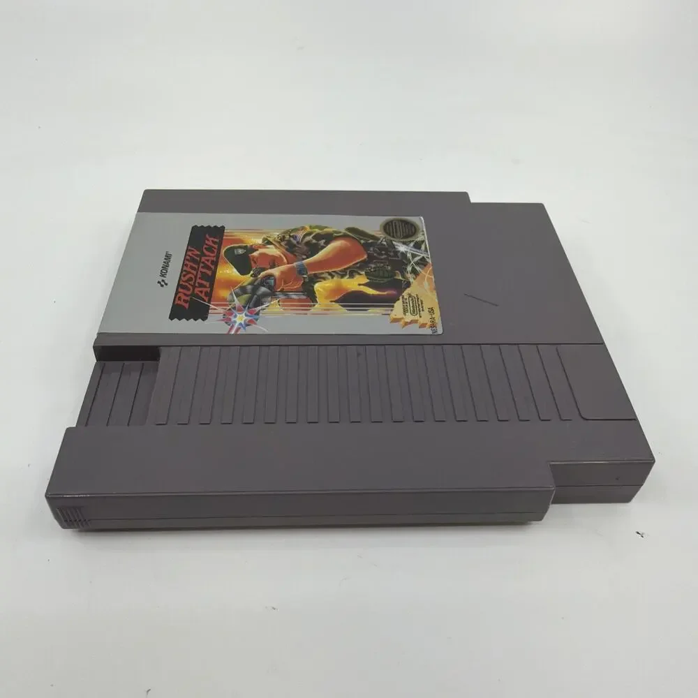 Rush'n Attack Nintendo NES 5-Screw Cartridge Only Authentic Tested Konami 1987